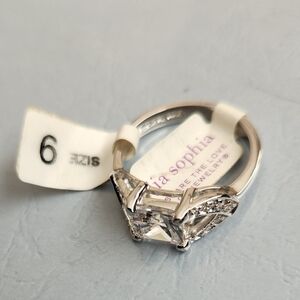 Lia Sophia ladies faux diamond ring